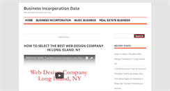 Desktop Screenshot of business-incorporation-data.com